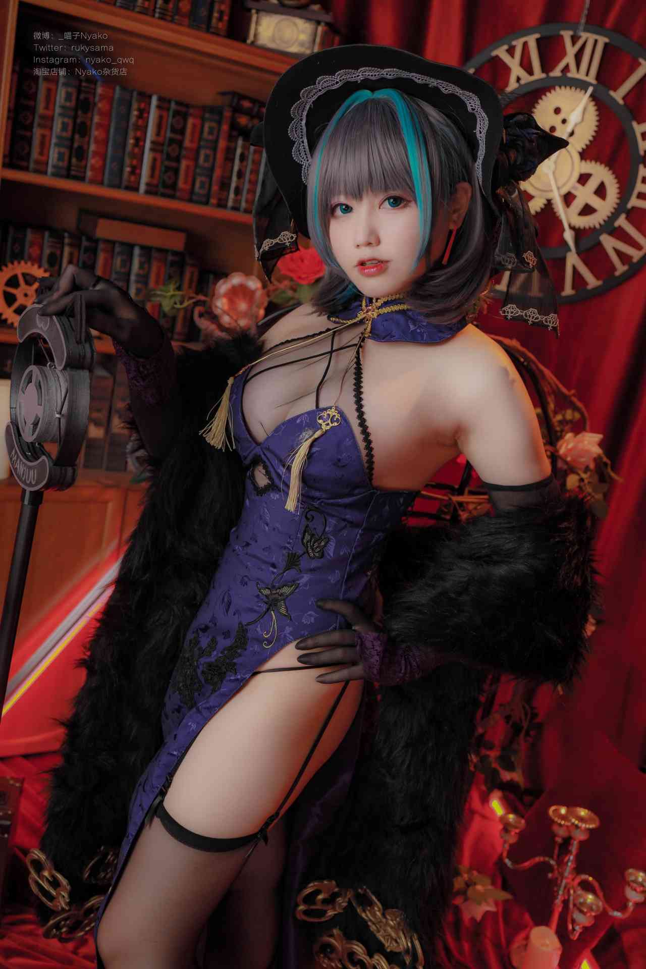 Nyako喵子柴郡旗袍